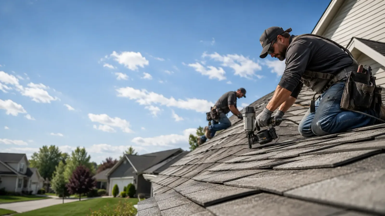 Storm Damage Roof Repair in Carlyle, IL near me